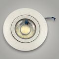 Spot Baie Rotund alb Led COB , Ø118, 9W=160W, 6500K, lumina rece