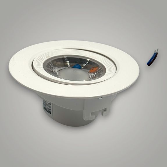 Spot Baie Rotund alb Led COB , Ø118, 9W=160W, 6500K, lumina rece