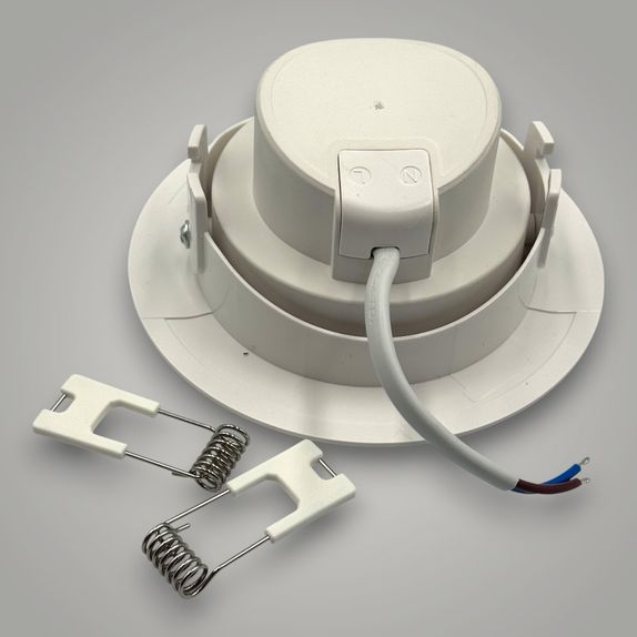 Spot Baie Rotund alb Led COB , Ø118, 9W=160W, 6500K, lumina rece