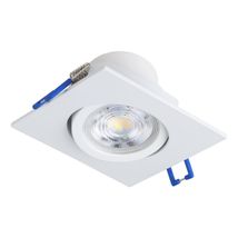 Spot Baie Patrat alb Led COB , 9W=160W, 6500K, lumina rece