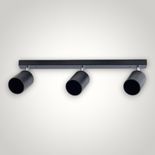 Spot Negru Reglabil Liniar 3xGU10 450mm