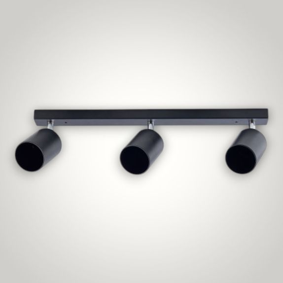Spot Negru Reglabil Liniar 3xGU10 450mm