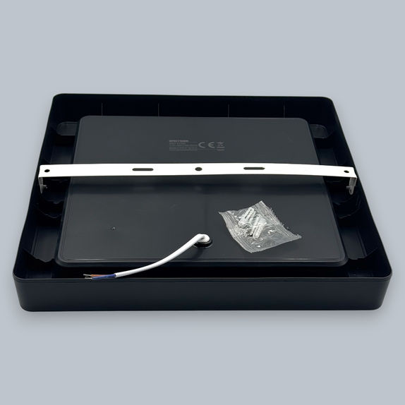 Spot Negru Led aplicat 300x300mm 36W 4100K IP44