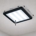 Spot Negru Led aplicat 300x300mm 36W 4100K IP44
