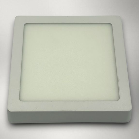 Spot Led Patrat 220X220X37mm, aplicat, 18W=150W, 2700K, lumina calda 