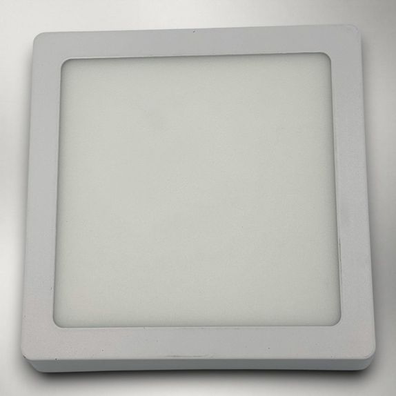 Spot Led Patrat 220X220X37mm, aplicat, 18W=150W, 2700K, lumina calda 