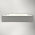 Spot Led Patrat 220X220X37mm, aplicat, 18W=150W, 2700K, lumina calda 