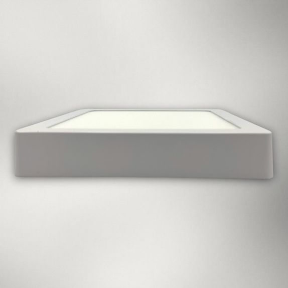 Spot Led Patrat 220X220X37mm, aplicat, 18W=150W, 2700K, lumina calda 