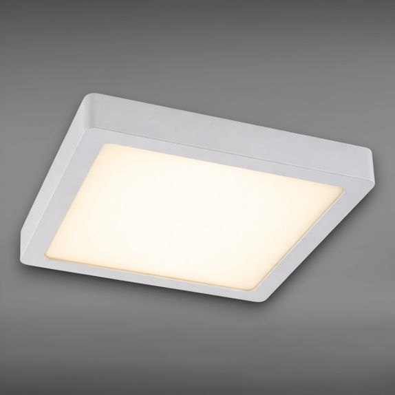 Spot Led Patrat 220X220X37mm, aplicat, 18W=150W, 2700K, lumina calda 