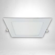 Spot Led Slim incastrat Patrat 225x225mm, 18W=150W, 6400K, lumina rece