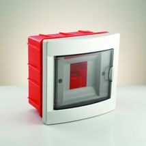 Tablou sigurante 4P IP40 usa transparenta - montaj ingropat VIKO