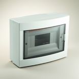 Tablou sigurante 6P IP40 usa transparenta - montaj aplicat VIKO