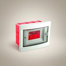 Tablou sigurante 6P IP40 usa transparenta - montaj ingropat VIKO