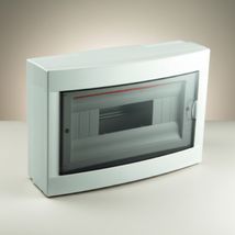 Tablou sigurante 12P IP40 usa transparenta - montaj aplicat VIKO