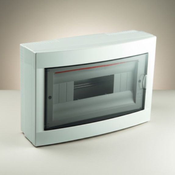 Tablou sigurante 12P IP40 usa transparenta - montaj aplicat VIKO