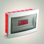 Tablou sigurante 12P IP40 usa transparenta - montaj ingropat VIKO
