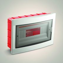 Tablou sigurante 12P IP40 usa transparenta - montaj ingropat VIKO