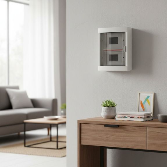Tablou sigurante 16P IP40 usa transparenta - montaj aplicat VIKO