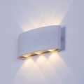 APLICA LED PERETE LUMARO 6W 420LM 3000K ALB 168*78*42MM
