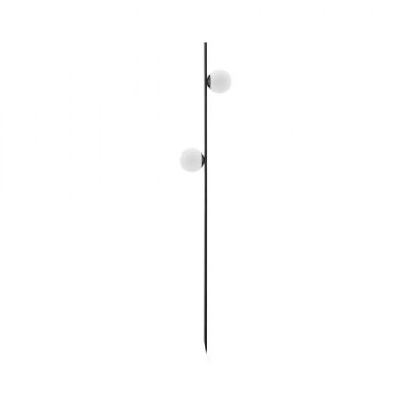 Stalp LED de gradina negru , 164x164x1100mm