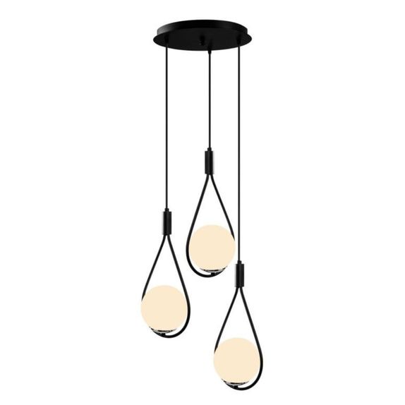 Candelabru negru 3xE27 60W