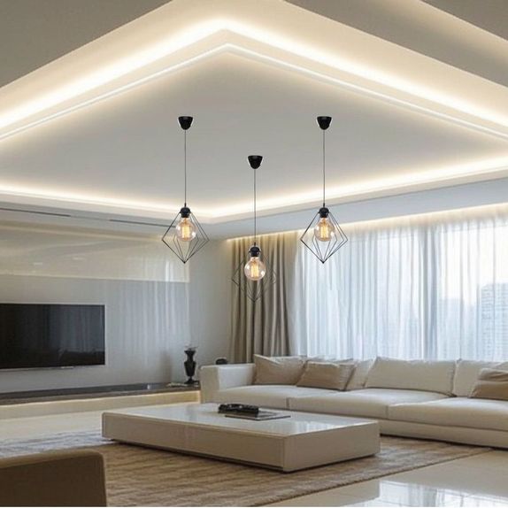 Lustra neagra 1xE27 60W