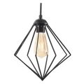 Lustra neagra 1xE27 60W
