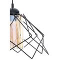 Lustra 60W neagra 1xE27