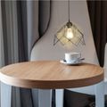 Lustra 60W neagra 1xE27