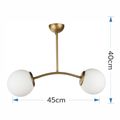Candelabru antique 2xE27 60W