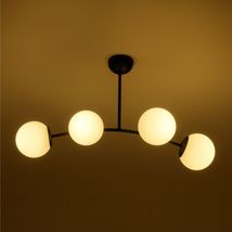 Candelabru negru 4xE27 60w