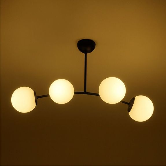 Candelabru negru 4xE27 60w