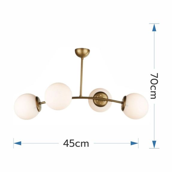 Candelabru antigque 4xE27 60w