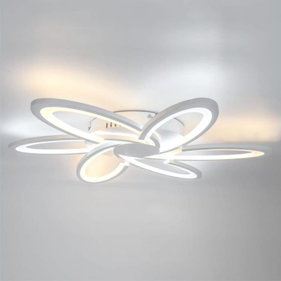 LUSTRA LED 108W CU 6 BRATE 3 CULORI+IR 700x700x100mm