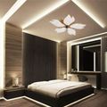 Lustra Led 4 brate neagra AXIS