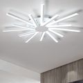 Lustra LED Aplicata Living 86W – Design Patrat, 50x50cm