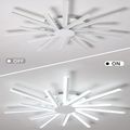 Lustra LED Aplicata Living 86W – Design Patrat, 50x50cm