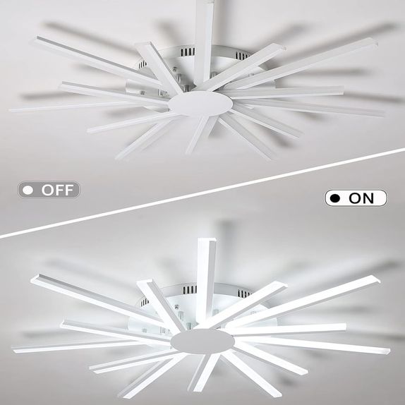 Lustra LED Aplicata Living 86W – Design Patrat, 50x50cm