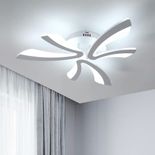 Lustra Led moderna Dimabila Cu Telecomanda 40W Cu 6 Brate 3 Culori+Ir 610 X 90Mm