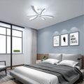 Lustra Led moderna Dimabila Cu Telecomanda 40W Cu 6 Brate 3 Culori+Ir 610 X 90Mm