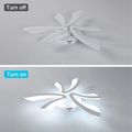 Lustra Led moderna Dimabila Cu Telecomanda 40W Cu 6 Brate 3 Culori+Ir 610 X 90Mm