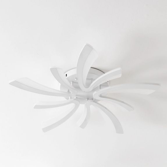 Lustra Led moderna Dimabila Cu Telecomanda 70W Cu 10 Brate 3 Culori+Ir 700 X 90Mm