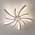 Lustra Led moderna Dimabila Cu Telecomanda 70W Cu 10 Brate 3 Culori+Ir 700 X 90Mm