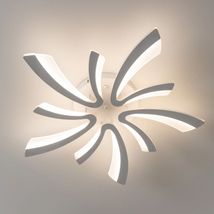 Lustra Led moderna Dimabila Cu Telecomanda 70W Cu 10 Brate 3 Culori+Ir 700 X 90Mm