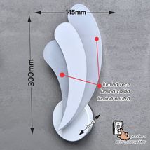 Aplica LED perete HEKTOR 1brat 16W/1200LM/3000K/4000K/6500K 