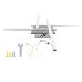 Lustra Led 4 brate neagra AXIS
