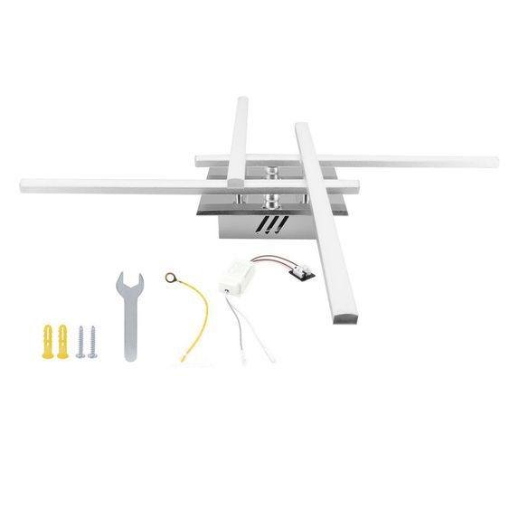 Lustra Led 4 brate neagra AXIS