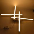 Lustra Led 4 brate neagra AXIS