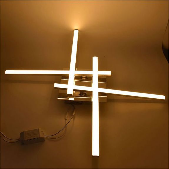 Lustra Led 4 brate neagra AXIS