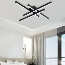 LUSTRA LED AXIS NEGRU 4 BRATE 50W 3530 LM